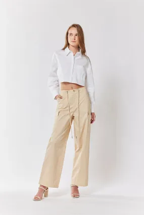 Artemis Cargo Pants In Beige