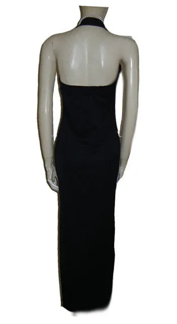 *BEAUTIFUL NEW YORK & CO. HALTER DRESS IN MIDNIGHT NAVY