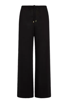 Belize Pant Open Knit - Black