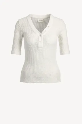 Boucle-Shirt in Ivory