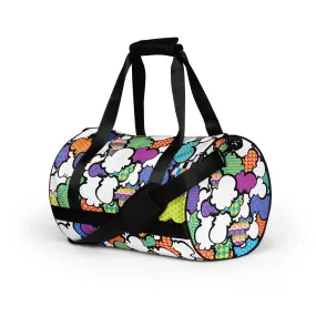 CMYK Graffiti Clouds Gym Bag