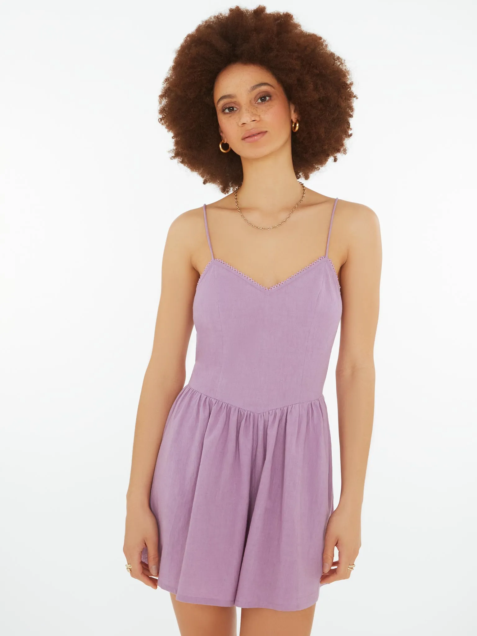 Dove Playsuit in Lilac