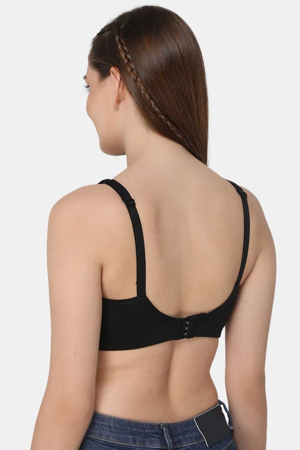 Full Coverage Non-Padded Non-Wired Back Closure Intimacy T-Shirt Bra Prime Shades - DEFT