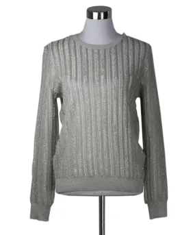 Herve Leger Metallic Knit Sweater sz 8