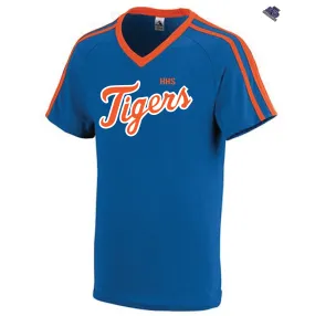 HS - Tigers High School V-Neck Stripe Jersey