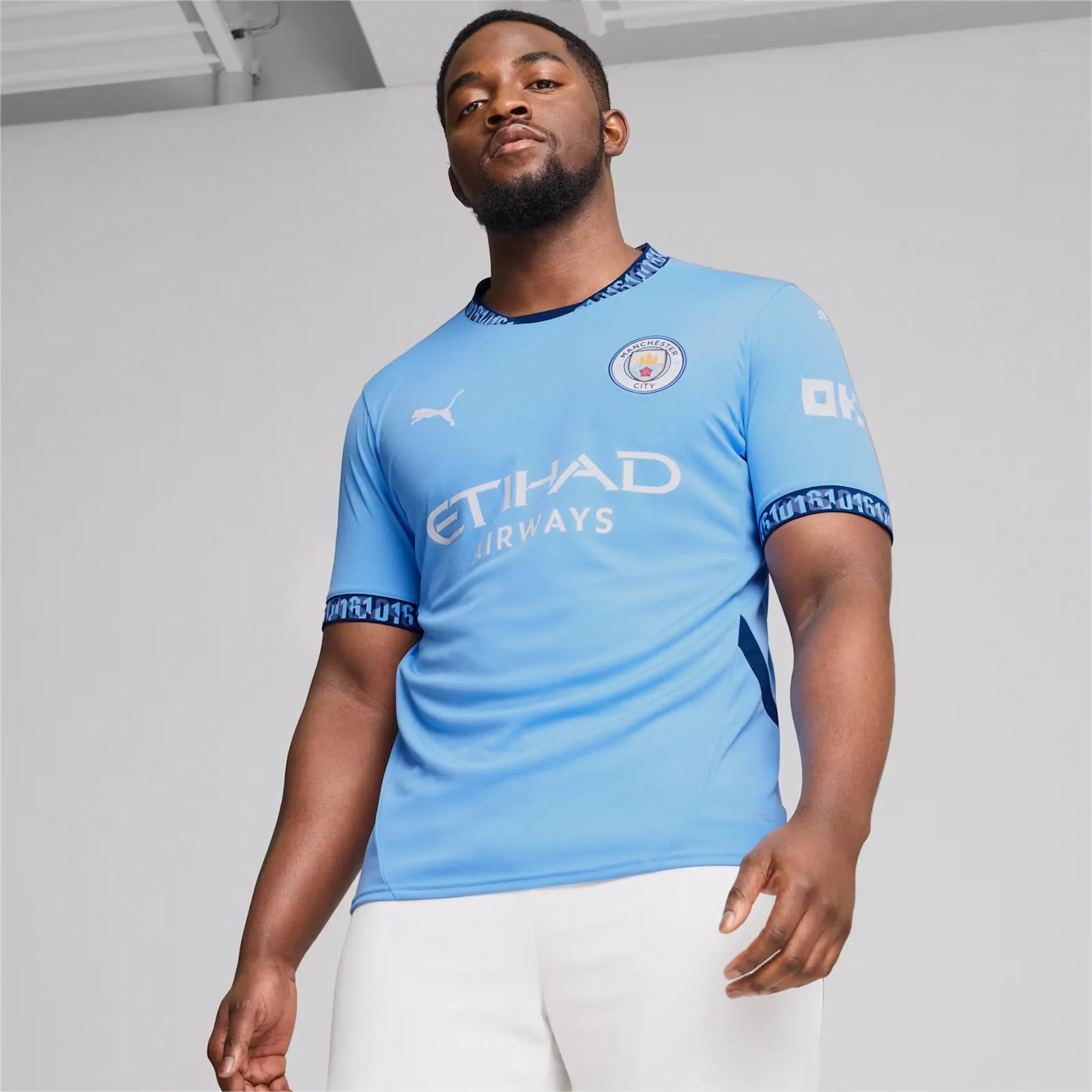 Manchester City FC 2024/25 Men's Home Jersey Football Soccer by Puma