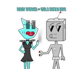 Robot Speaker / Girls Eating Boys Split