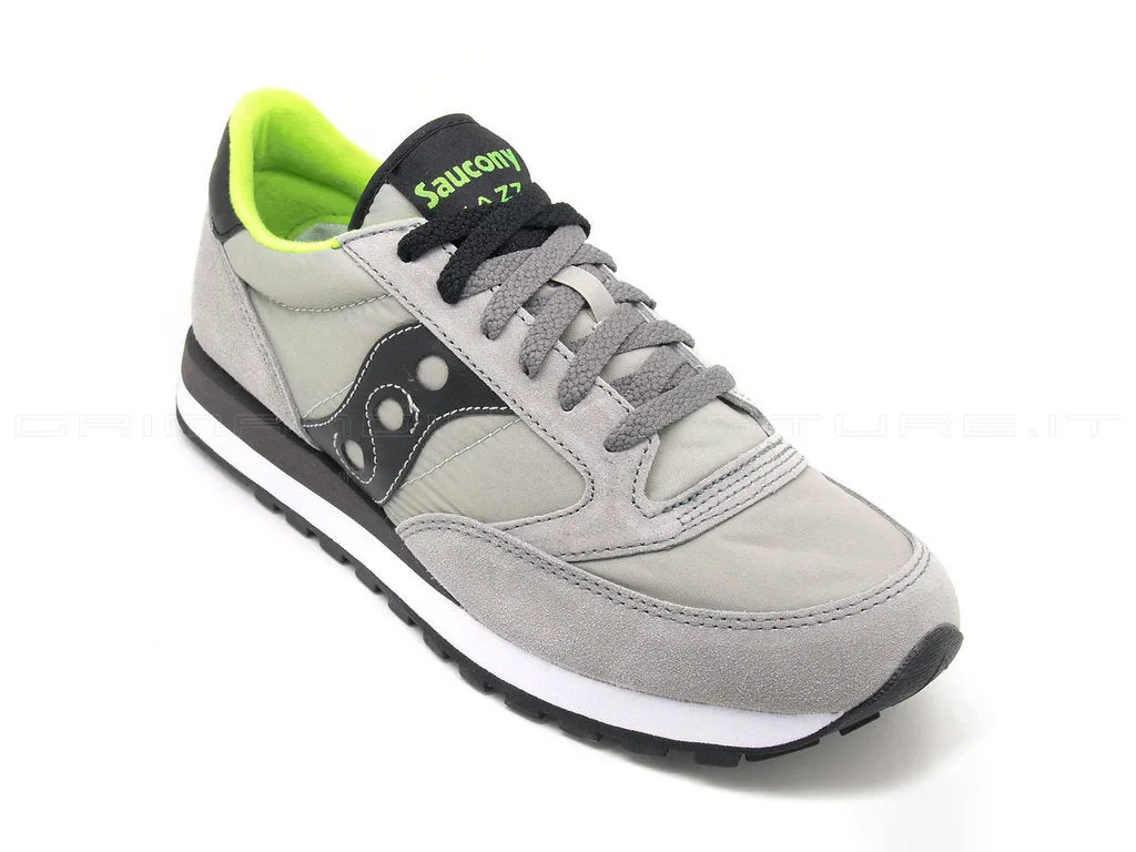 Saucony uomo Jazz Grigia Nera Lime