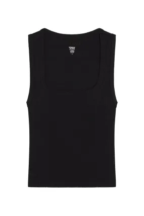 Tash Tank - Black Rib