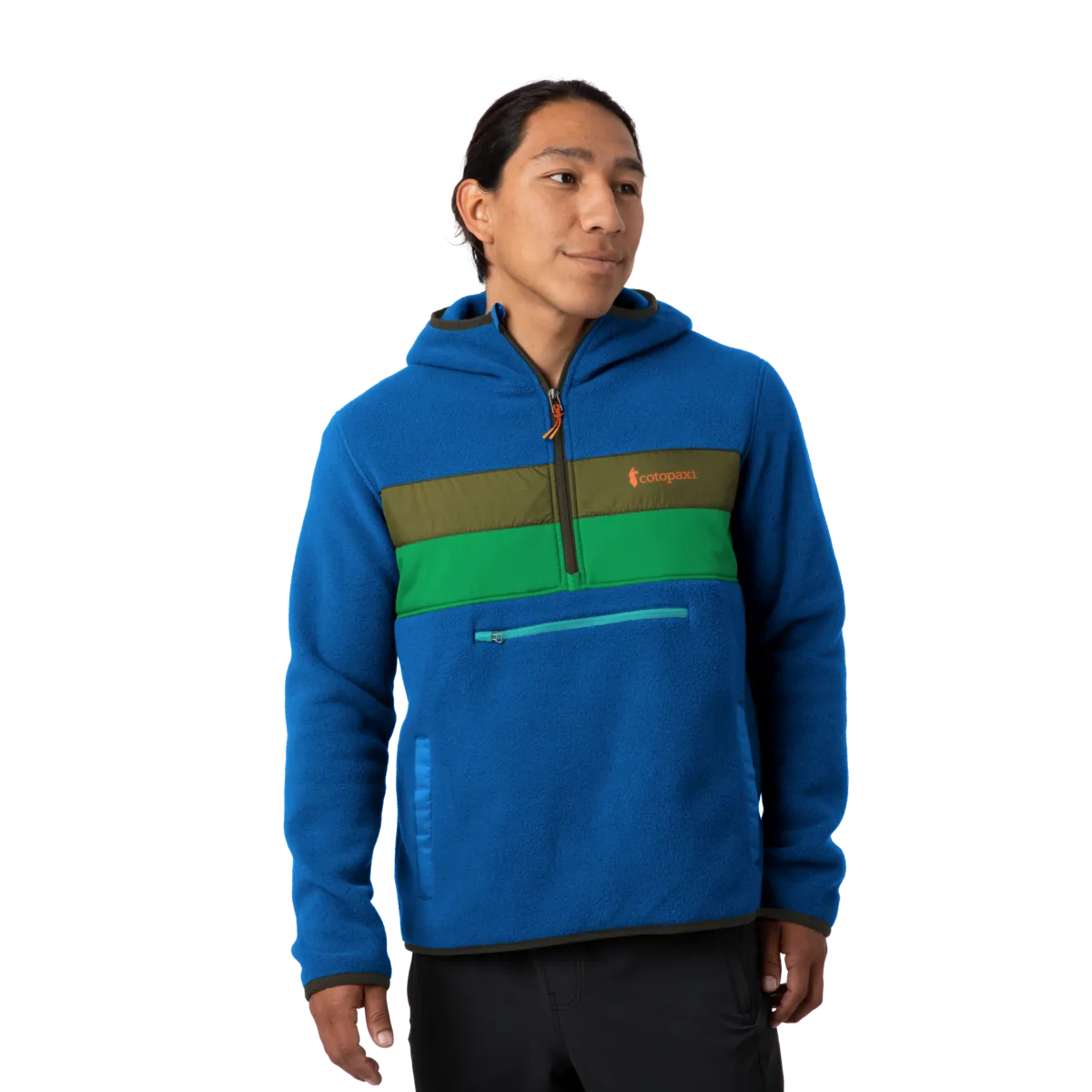 Teca Fleece Hooded Half-Zip Jacket - Recycled - Men's - Sale