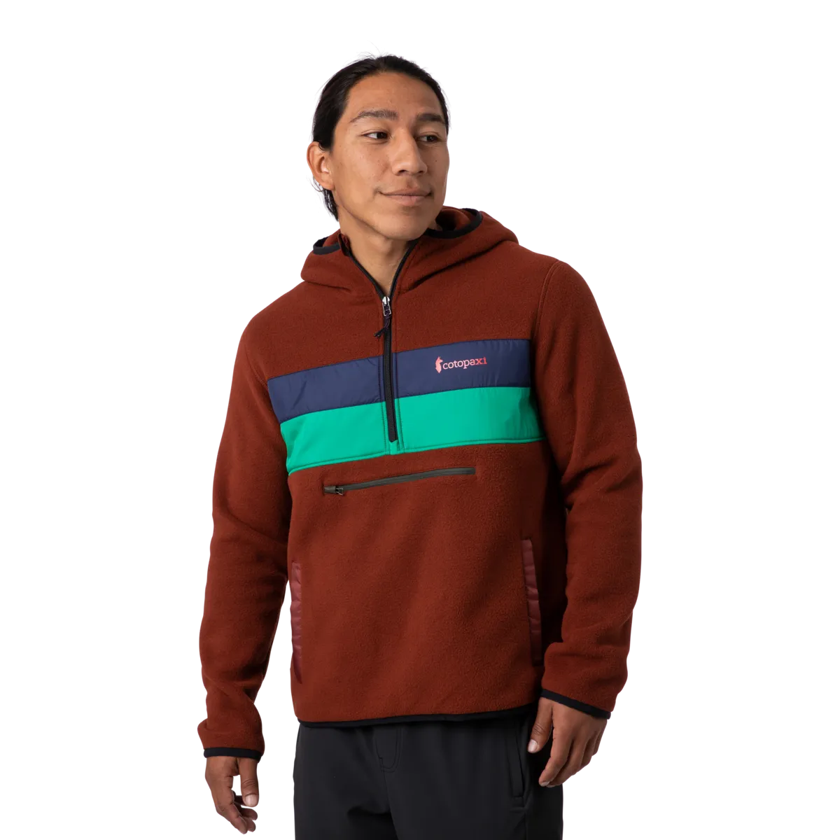 Teca Fleece Hooded Half-Zip Jacket - Recycled - Men's - Sale