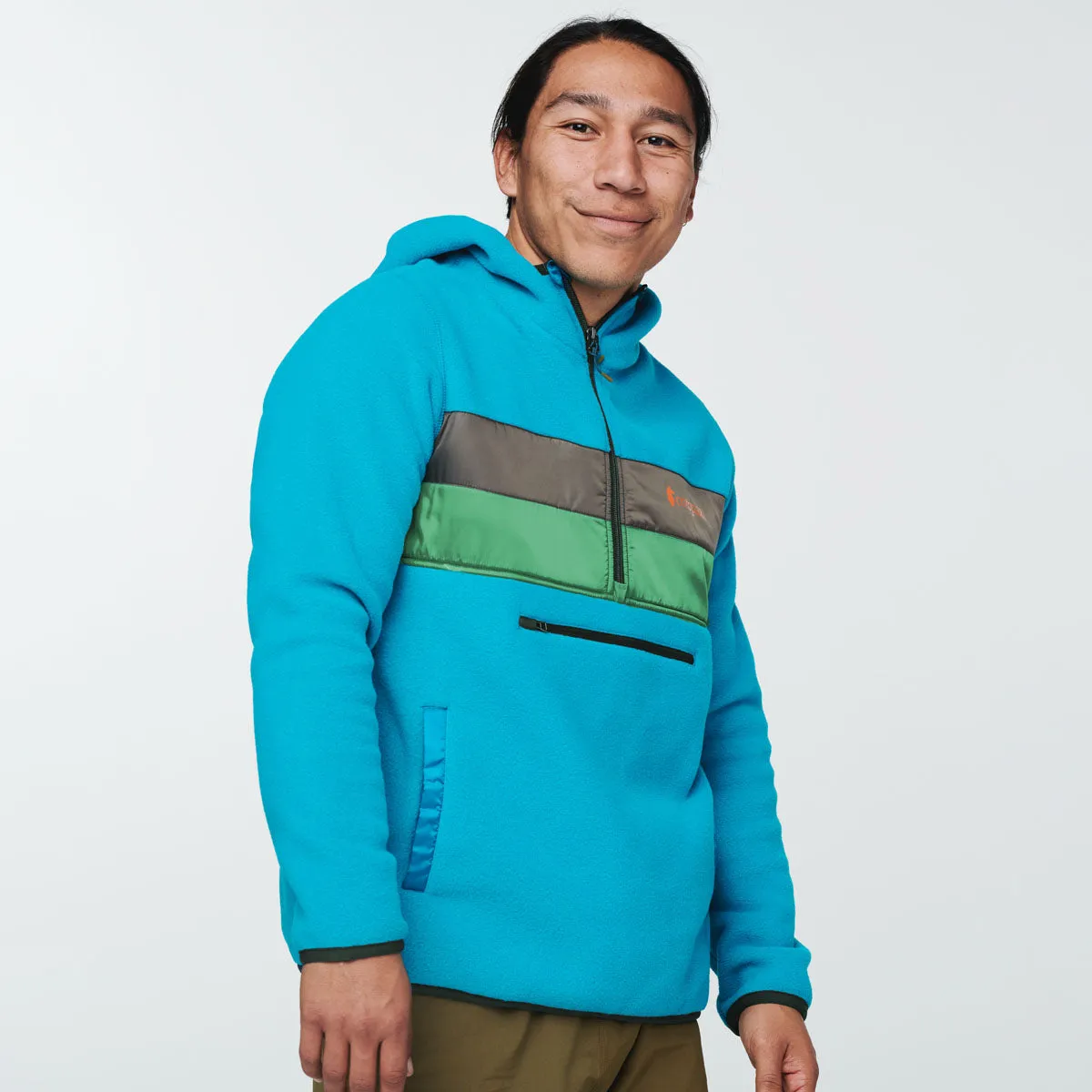 Teca Fleece Hooded Half-Zip Jacket - Recycled - Men's - Sale