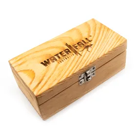 Waterfall Recycled Wood Rolling Box - Medium