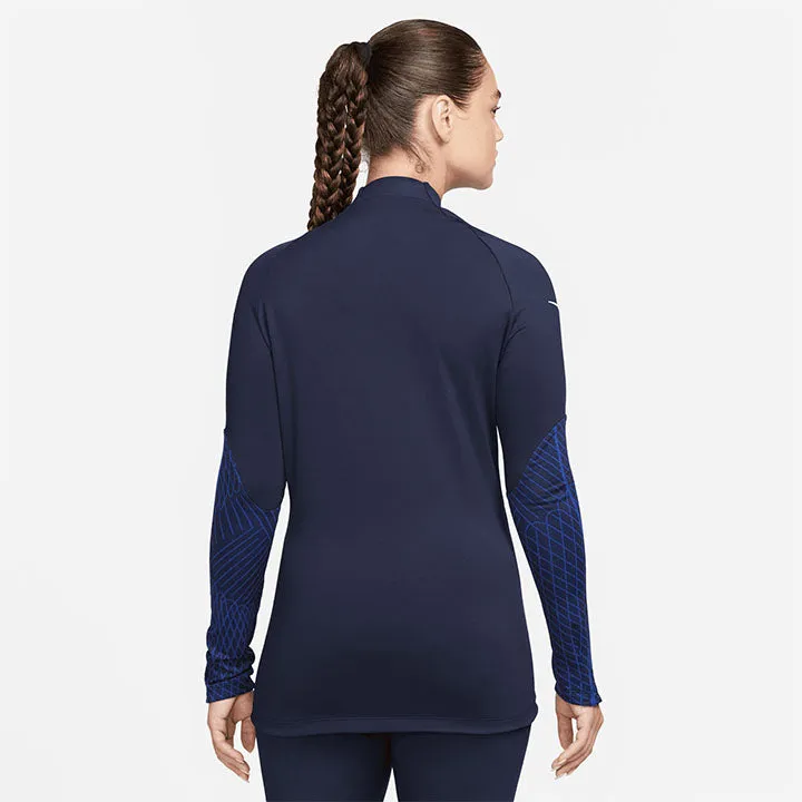 Women's Nike USA 1/4 Zip Strike Navy Drill Top