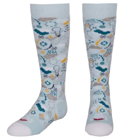 Youth Mid Volume Sock - Science of Weather